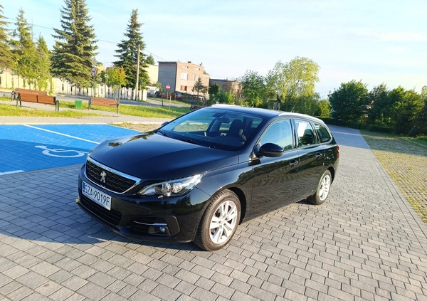 Peugeot 308 cena 49499 przebieg: 150000, rok produkcji 2019 z Głuszyca małe 781